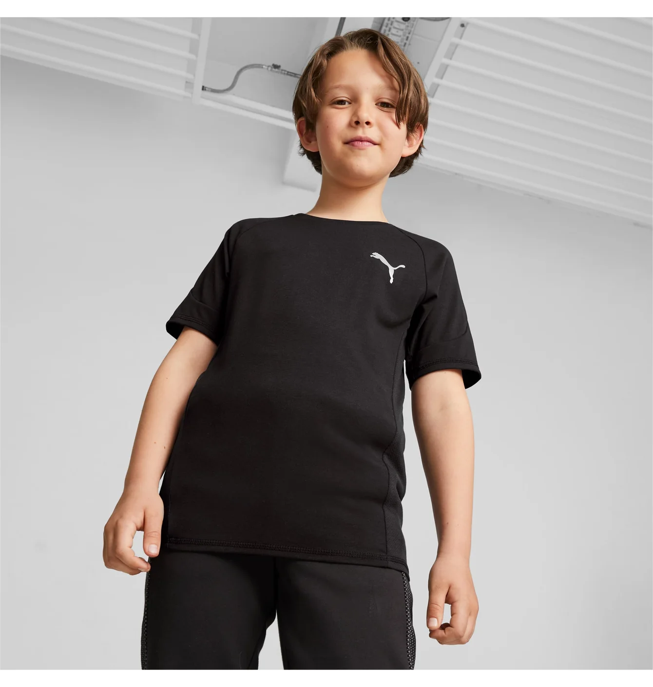 Футболка дитяча Puma Evostripe Youth Tee Black 676276-01