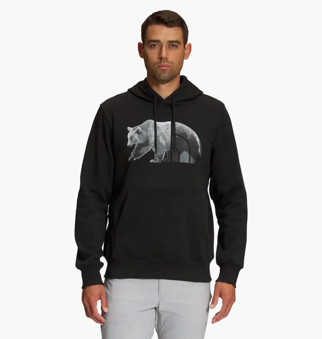 Худі чоловіче The North Face Bear Long-Sleeve Pullover Hoodie Black Nf0A7Unmjk3