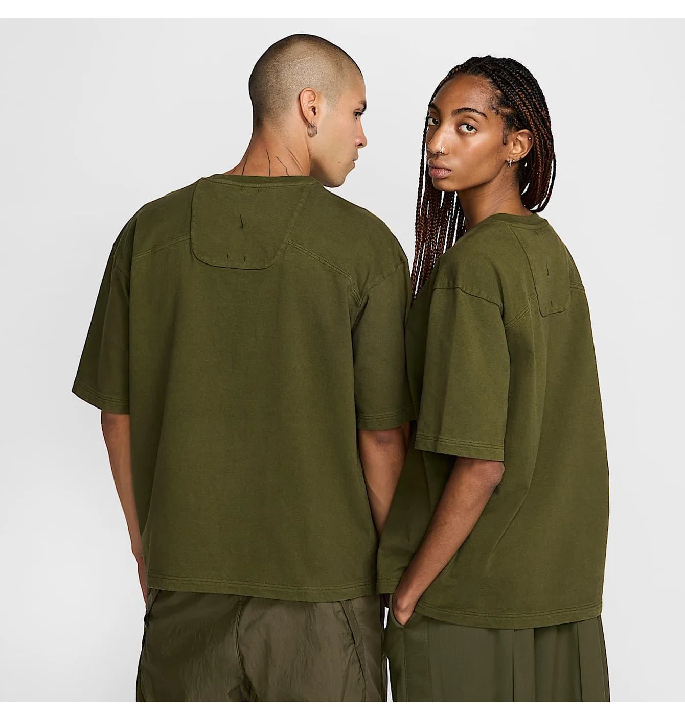 Футболка унісекс Nike Every Stitch Considered Garment Dyed Olive FQ0276-355