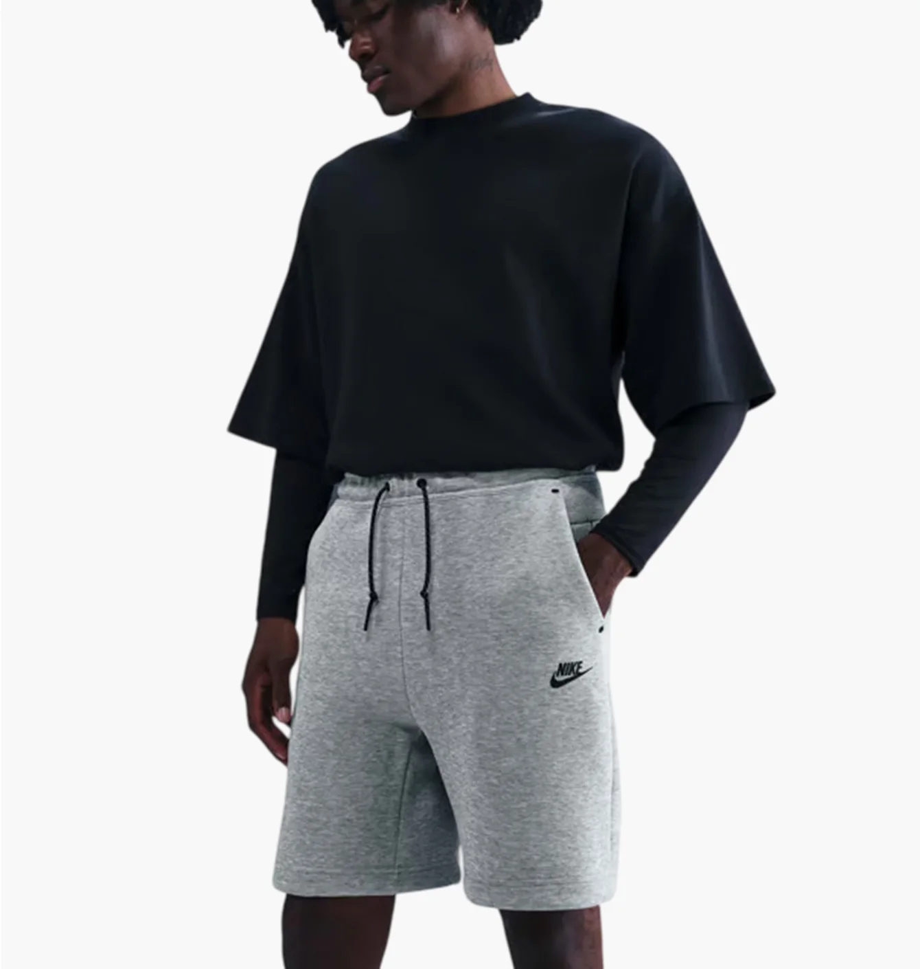 Шорти чоловічі Nike Sportswear Tech Fleece Grey IM0693-063