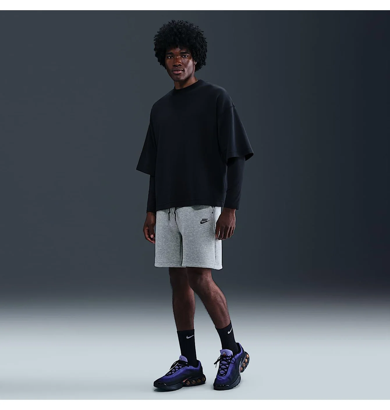 Шорти чоловічі Nike Sportswear Tech Fleece Grey IM0693-063