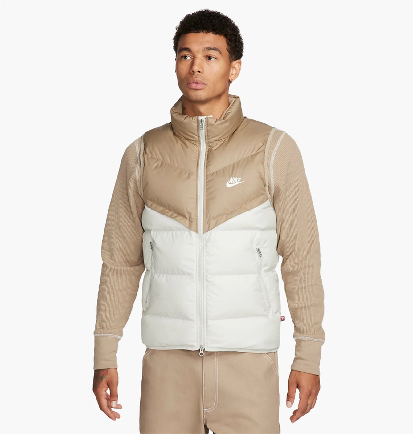Жилетка чоловіча Nike Storm-Fit Windrunner Beige/White FB8193-247