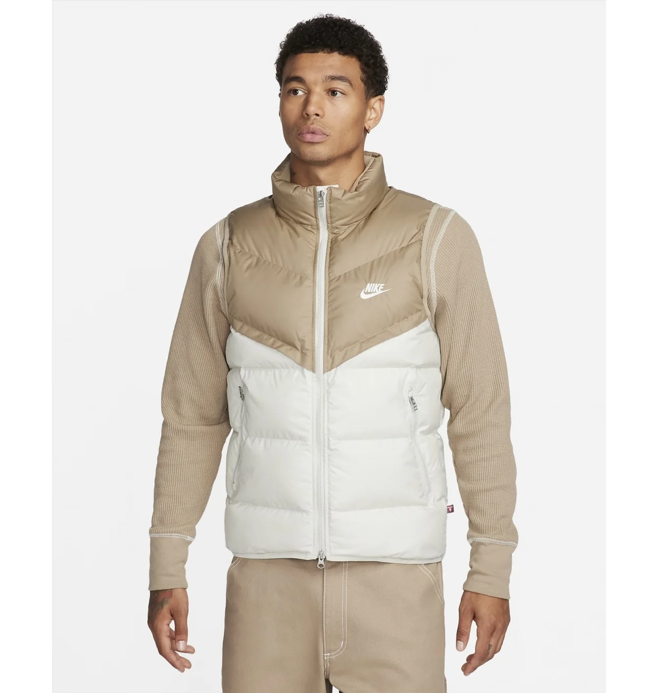 Жилетка чоловіча Nike Storm-Fit Windrunner Beige/White FB8193-247