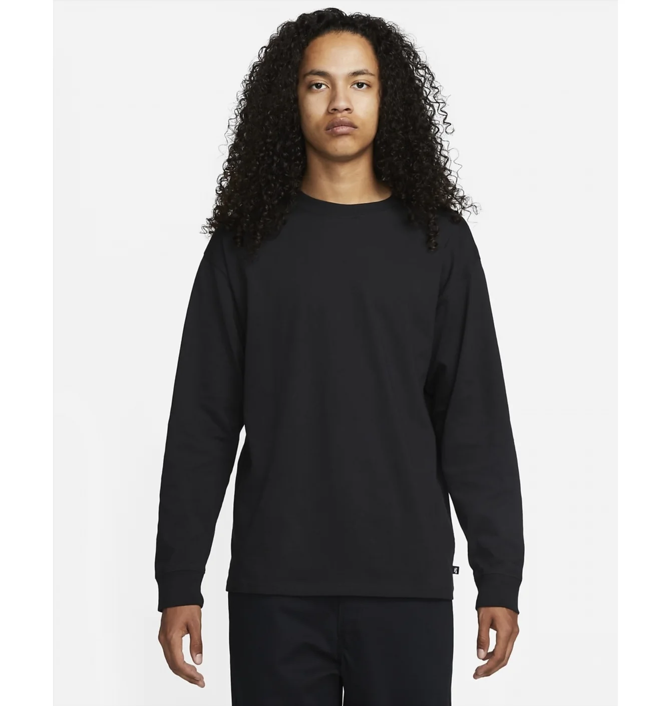 Лонгслів чоловічий Nike T-Shirt Sb Black FJ1155-010