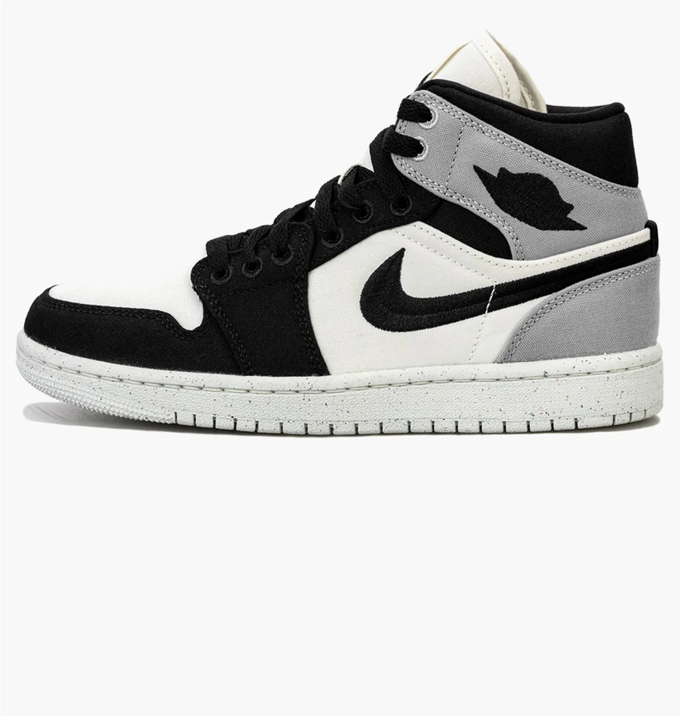 Кросівки жіночі Air Jordan 1 Retro Mid Se Light Steel Black/White DV0427-100