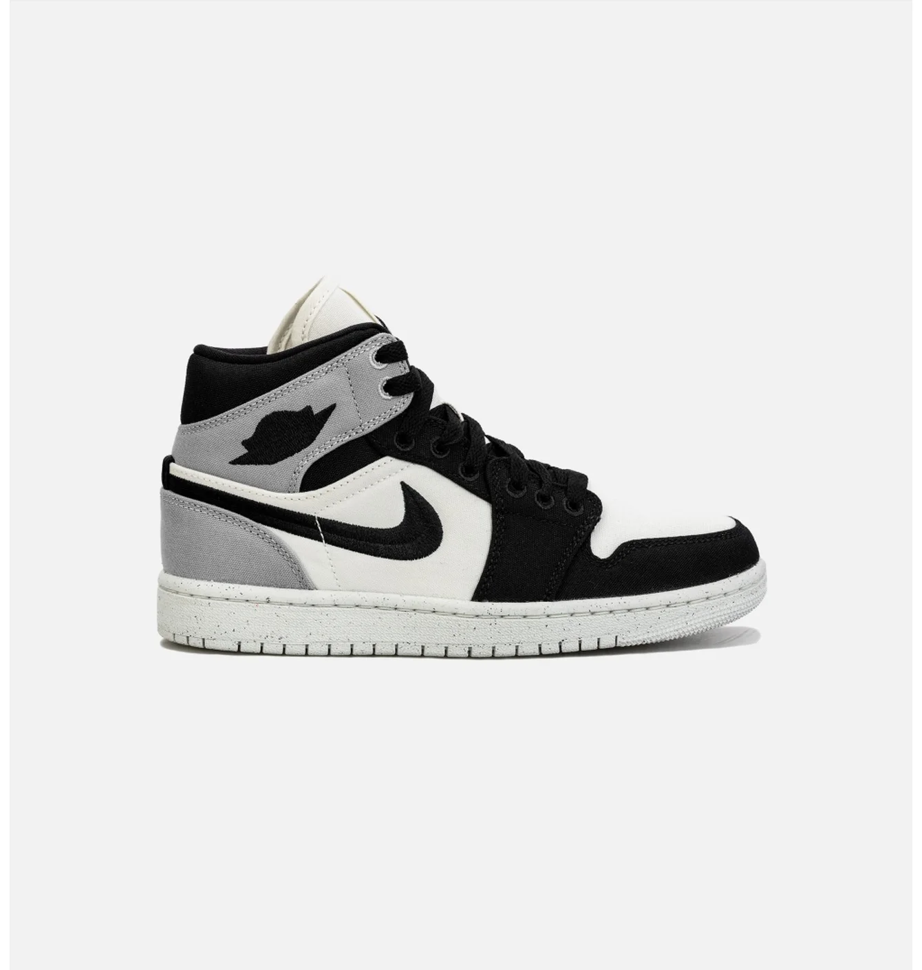 Кросівки жіночі Air Jordan 1 Retro Mid Se Light Steel Black/White DV0427-100