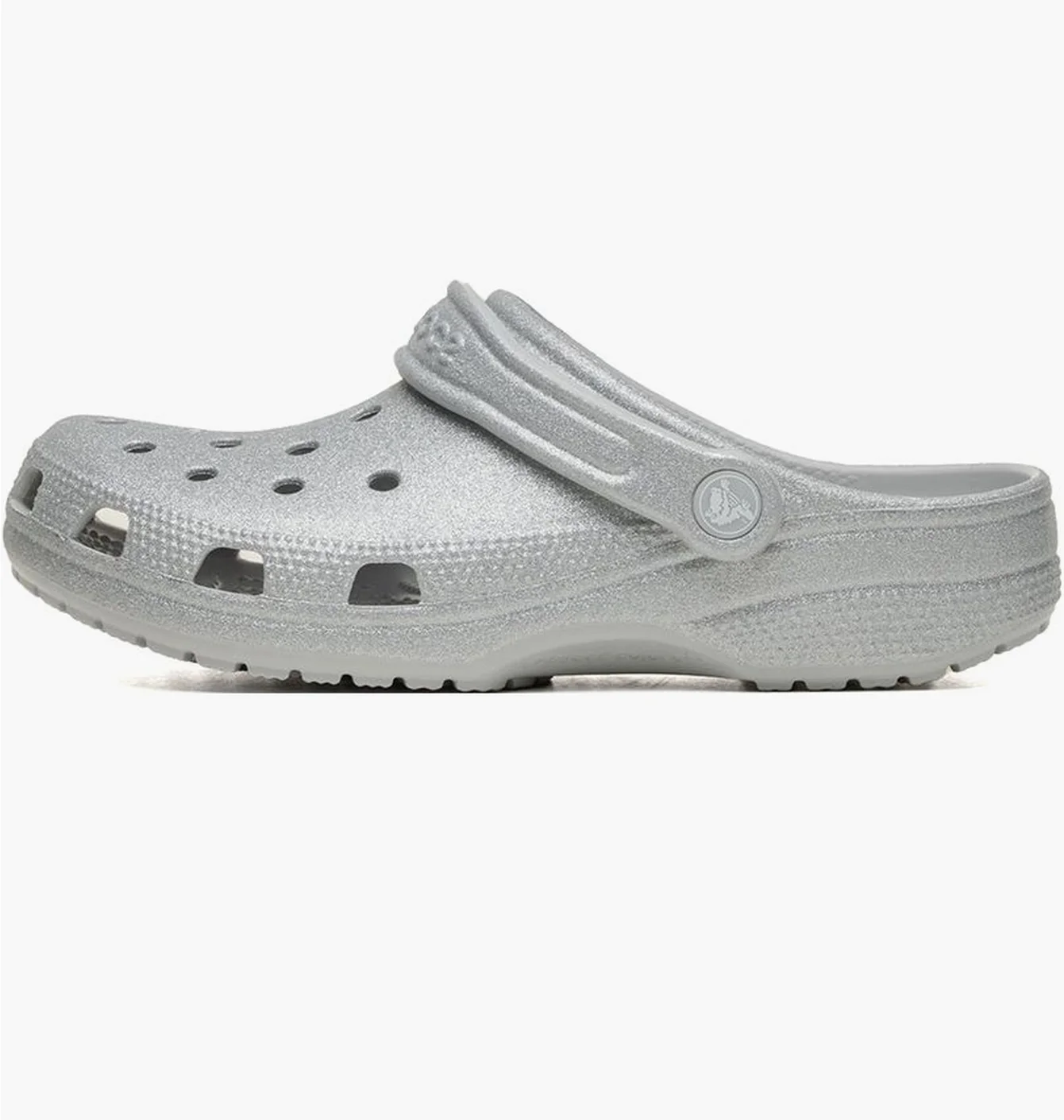 Тапочки жіночі CROCS Classic Glitter Clog Grey 205942-0IC