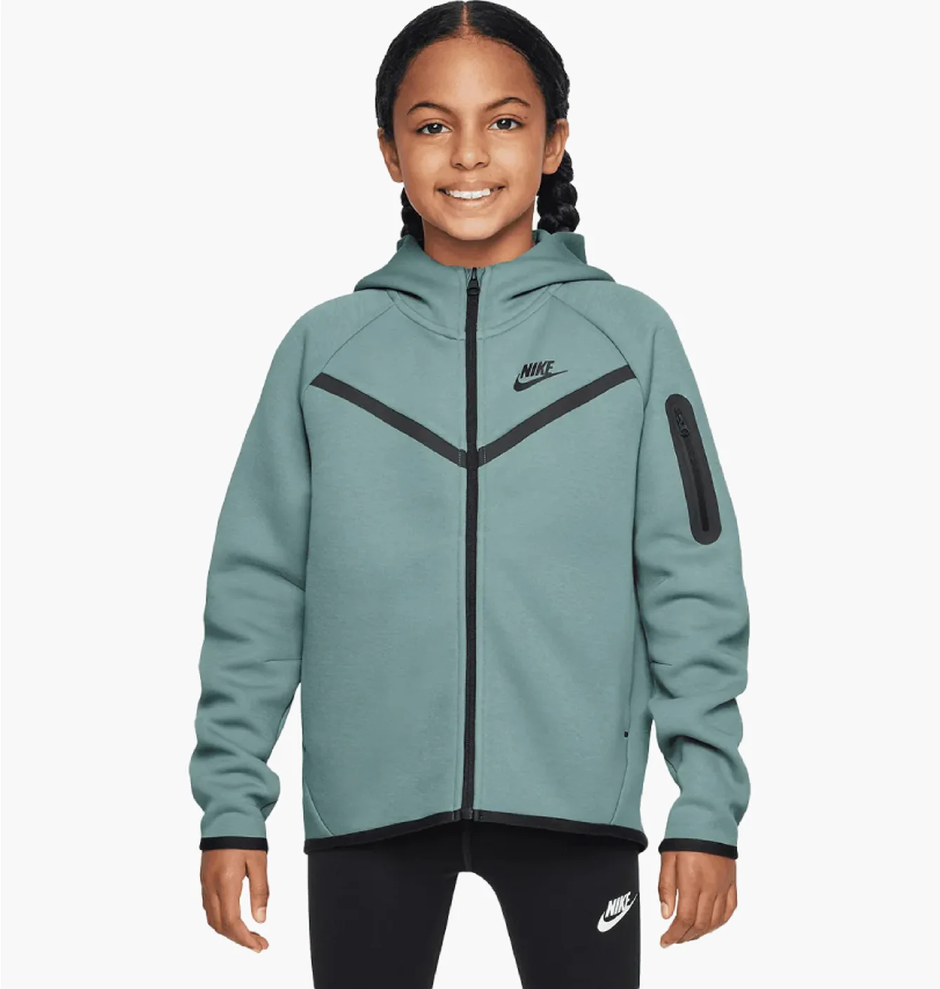 Толстовка дитяча Nike Sportswear Tech Fleece Turquoise HV8695-017