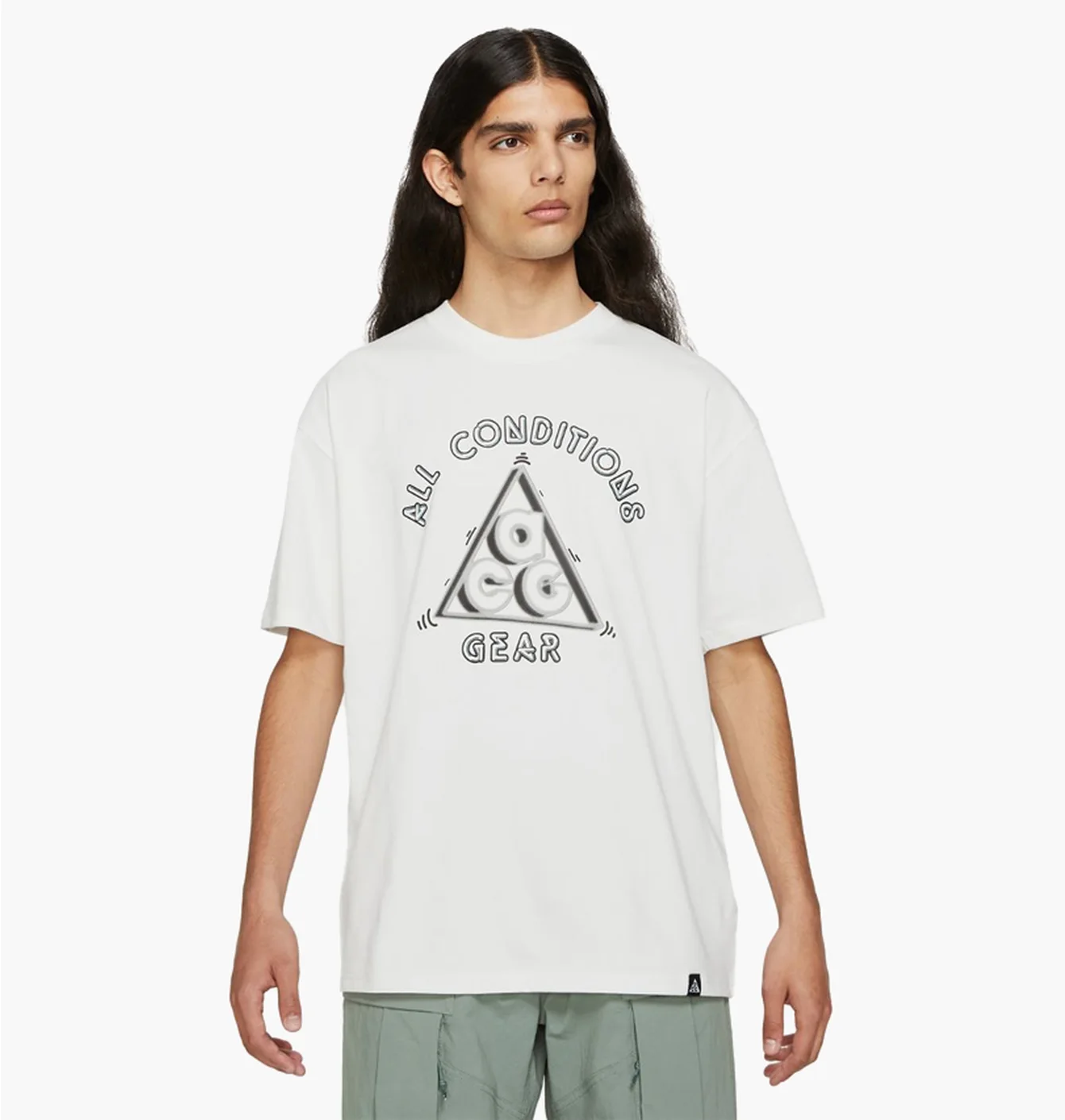 Футболка чоловіча Nike Acg Short Sleeve Tee Hang Loose White DD8809-121