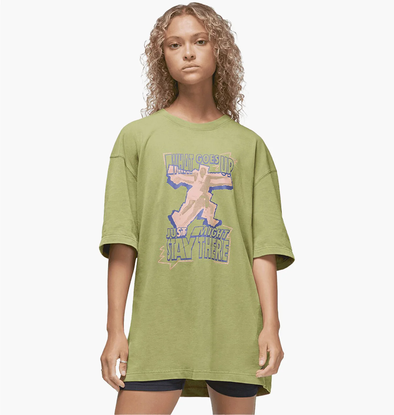 Футболка жіноча Nike Oversized Short Sleeve Tee Heritage Olive FD7208-340