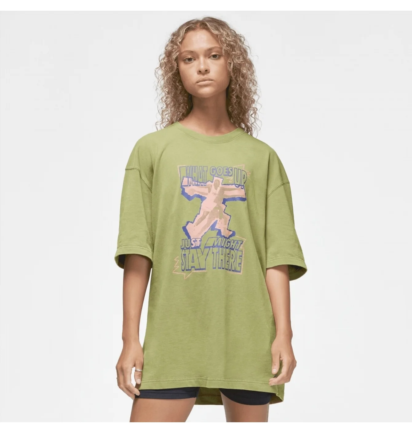 Футболка жіноча Nike Oversized Short Sleeve Tee Heritage Olive FD7208-340