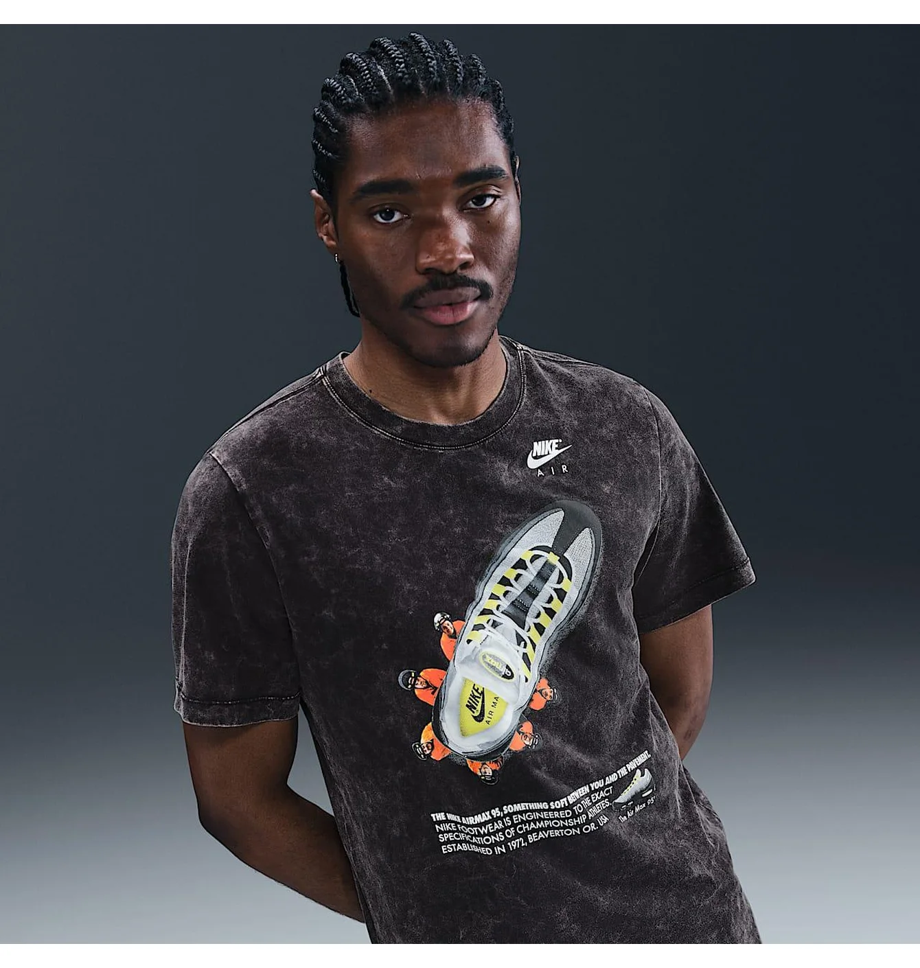 Футболка чоловіча Nike Sportswear Air Max 95 Black HQ9277-010