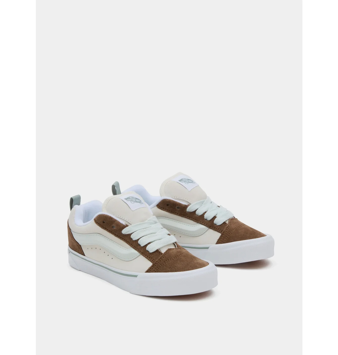 Кросівки жіночі Vans Knu Skool Beige/Brown VN0009QCBLU1