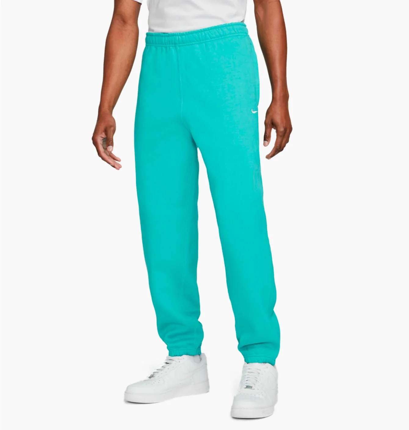 Штани чоловічі Nike Solo Swoosh Fleece Pants Turquoise CW5460-393
