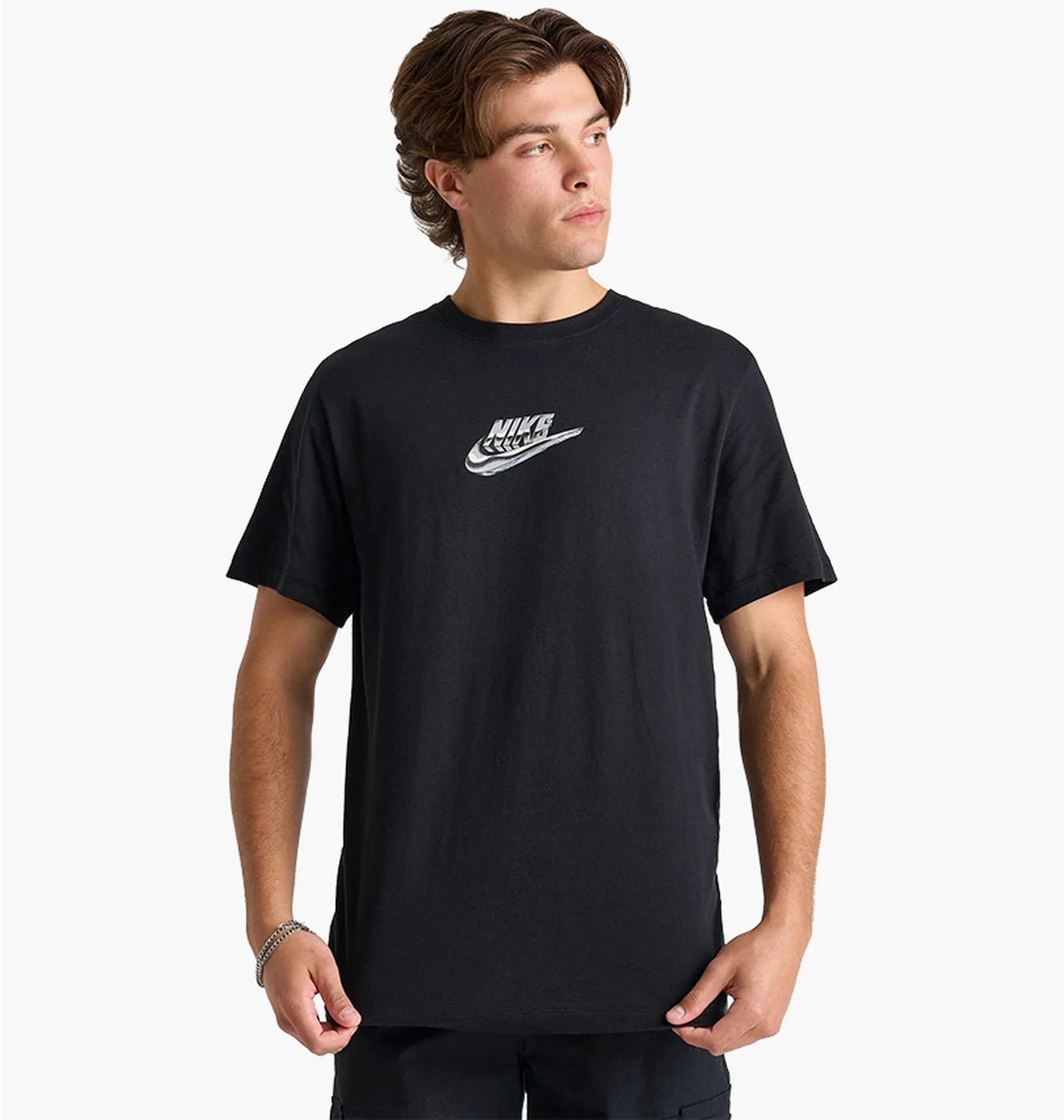 Футболка чоловіча Nike Sportswear Chrome Futura Logo T-Shirt Black FZ5397-010