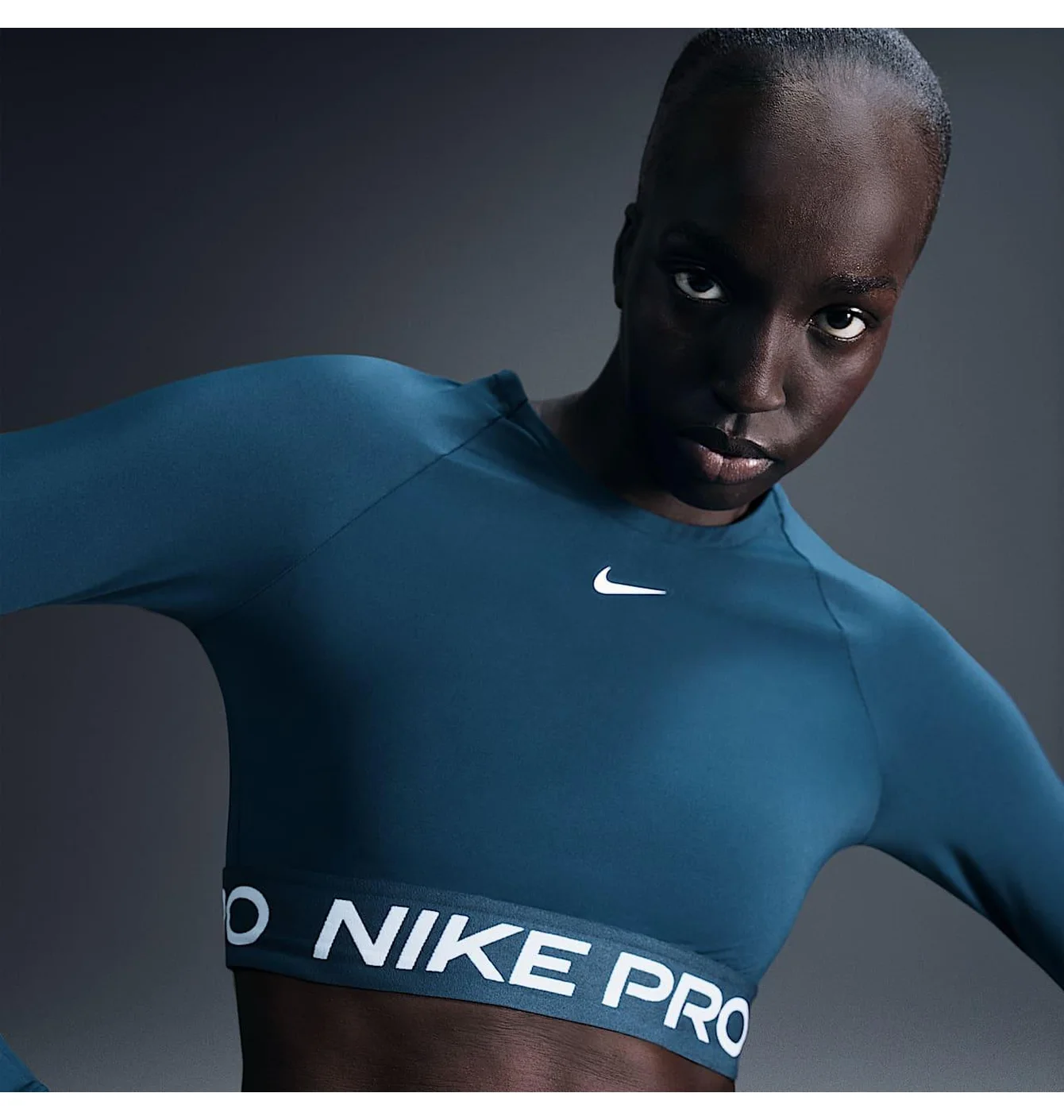 Кофта жіноча Nike Pro Blue FV5484-478