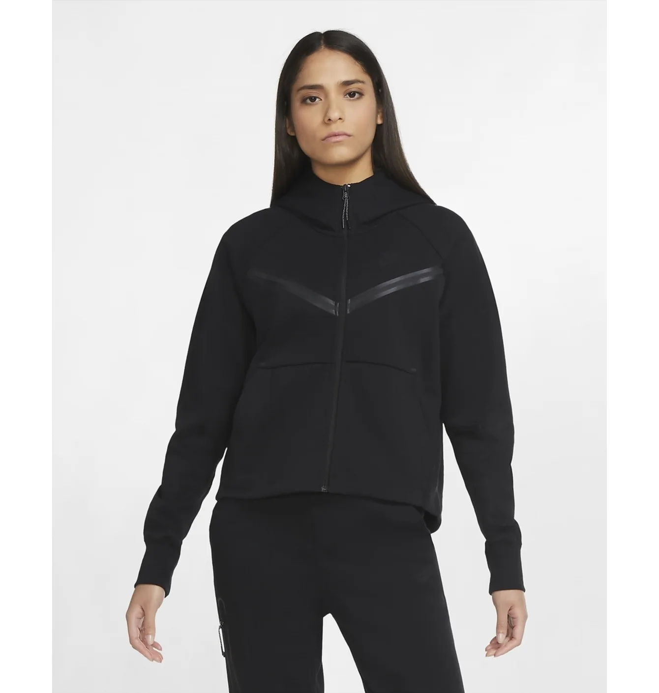 Толстовка жіноча Nike Sportswear Tech Fleece Windrunner Black CW4298-010