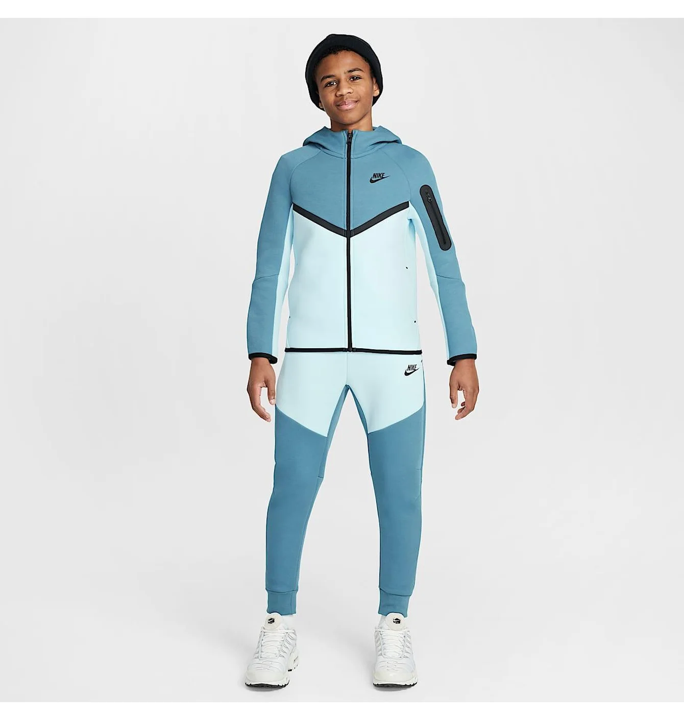 Толстовка дитяча Nike Sportswear Tech Fleece Light Blue/Blue HV5867-476