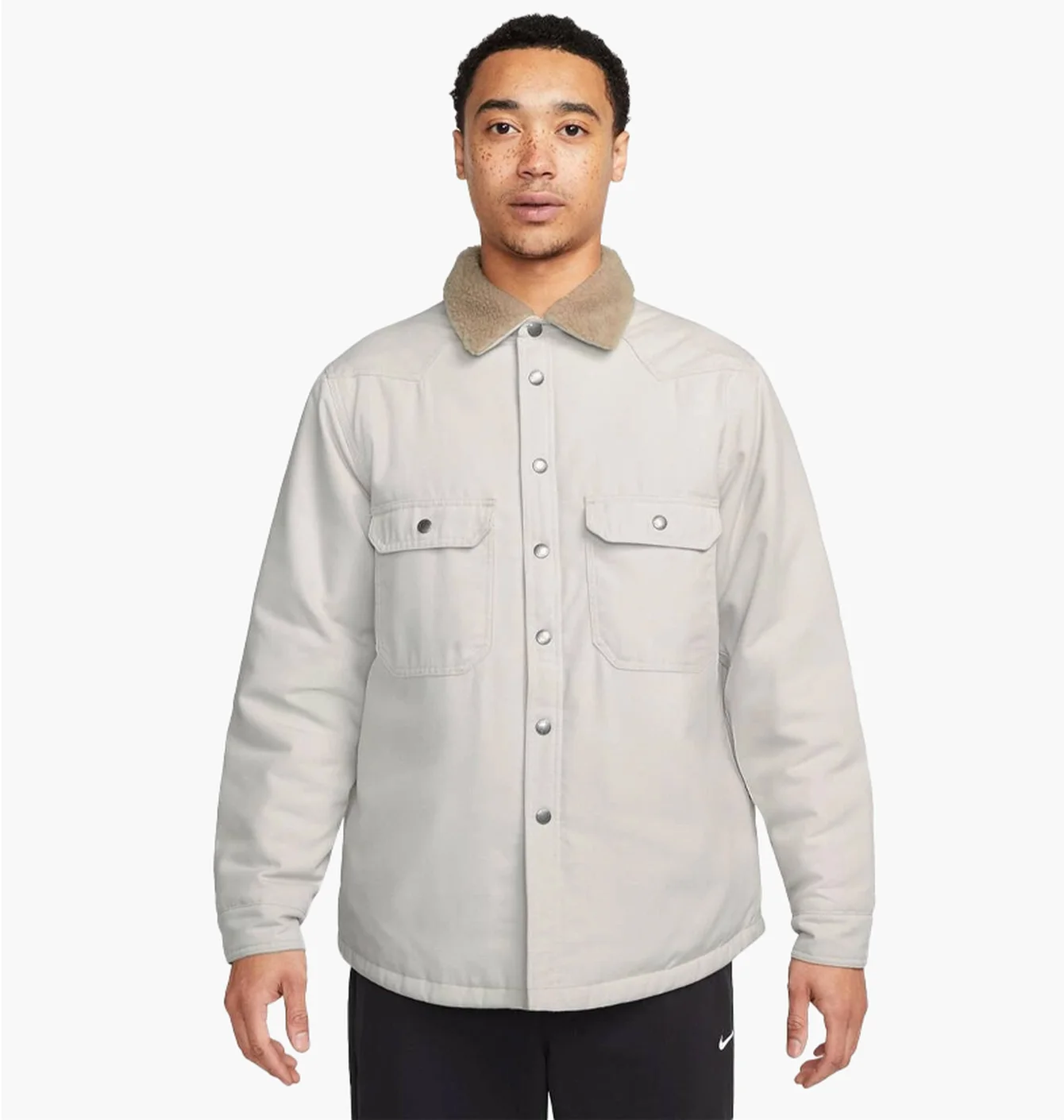 Куртка унісекс Nike Sb Padded Flannel Jacket Beige FQ0512-072