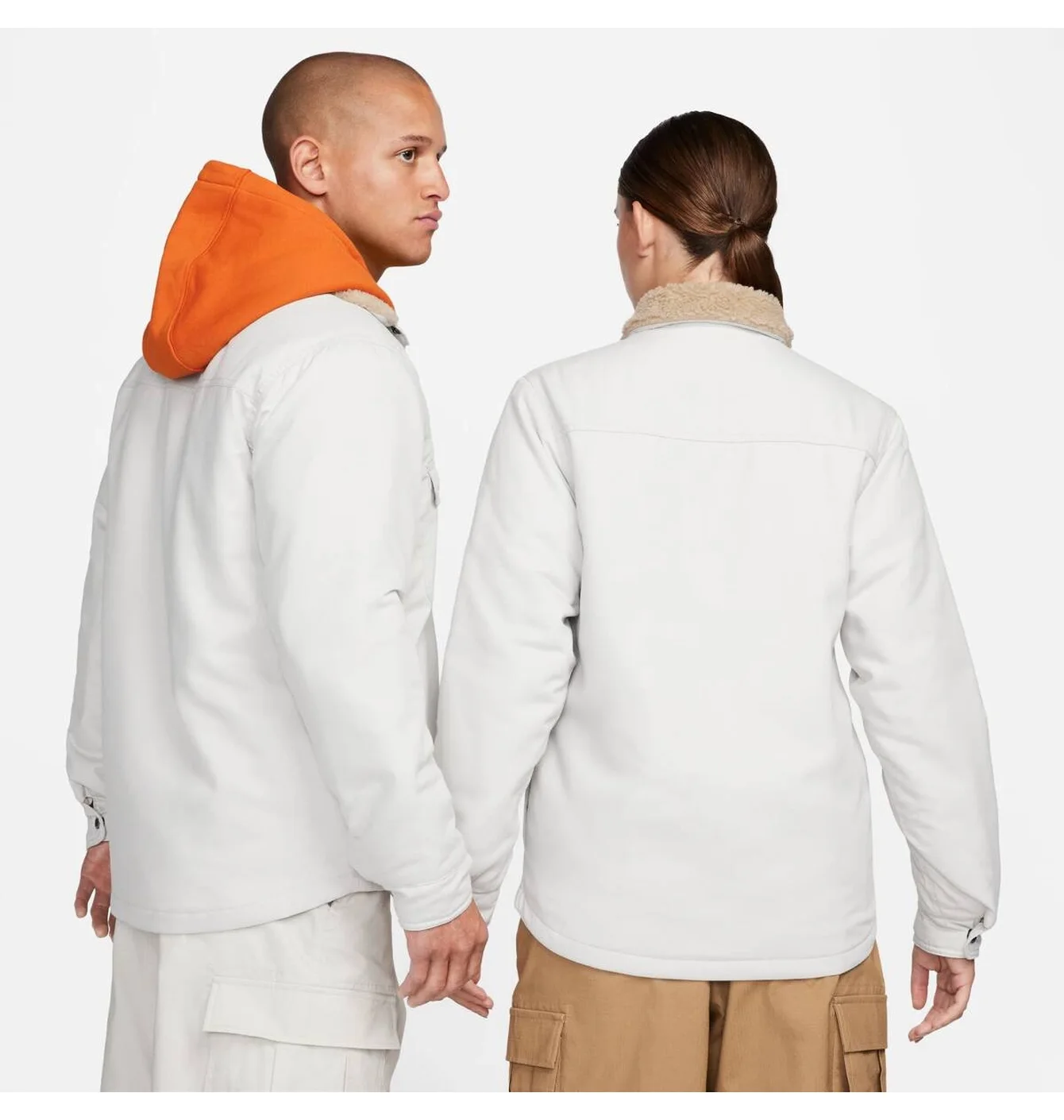 Куртка унісекс Nike Sb Padded Flannel Jacket Beige FQ0512-072