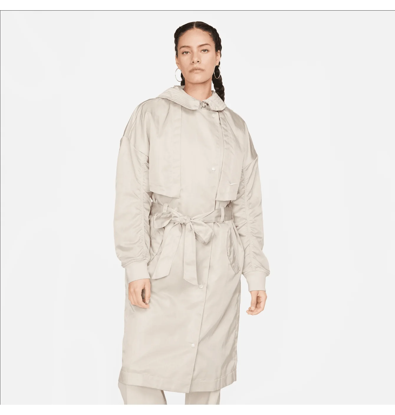 Парка жіноча Nike Nsw Essential Trench Beige FB4521-104