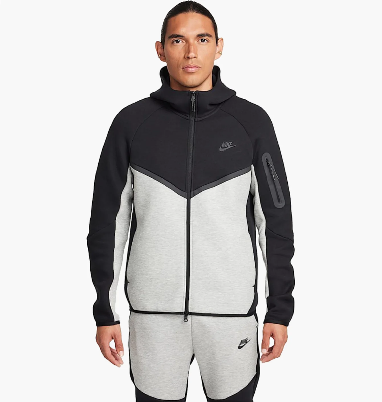Толстовка чоловіча Nike Tech Fleece Grey HV0949-011