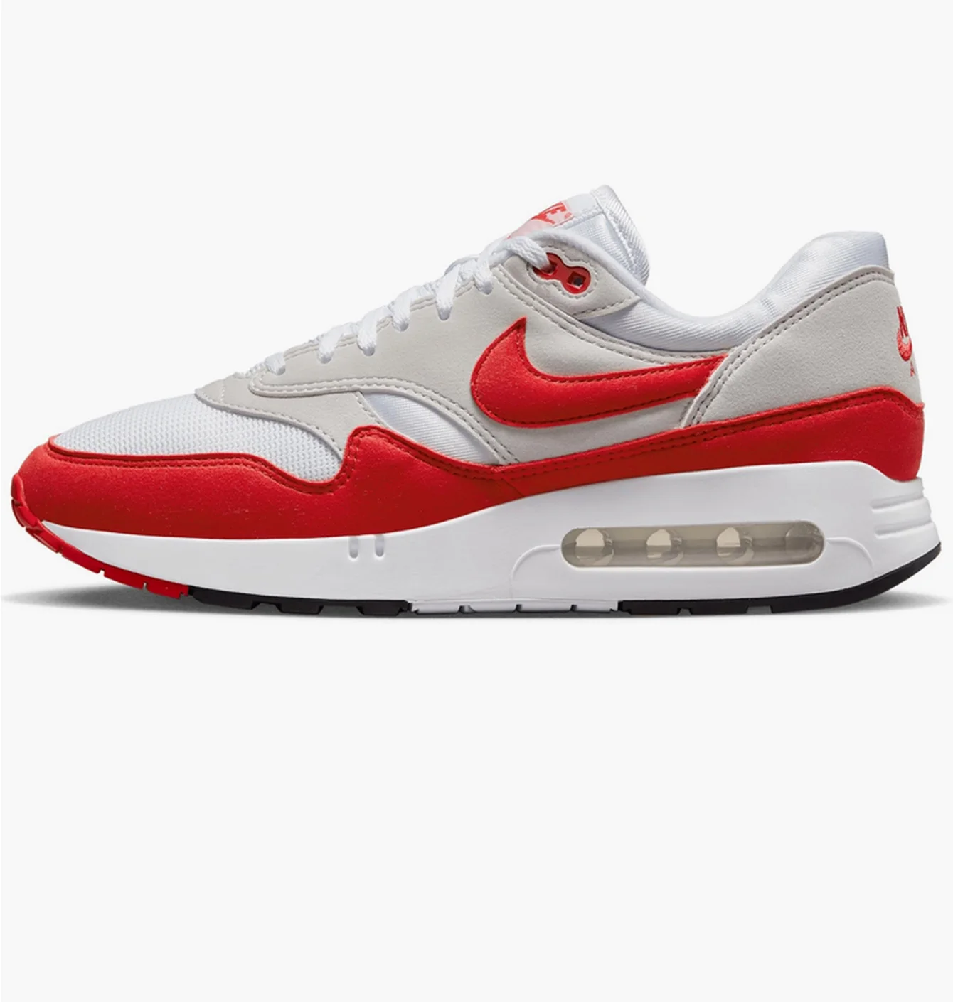 Кросівки чоловічі Nike Air Max 1 86 Premium Grey/Red DQ3989-100