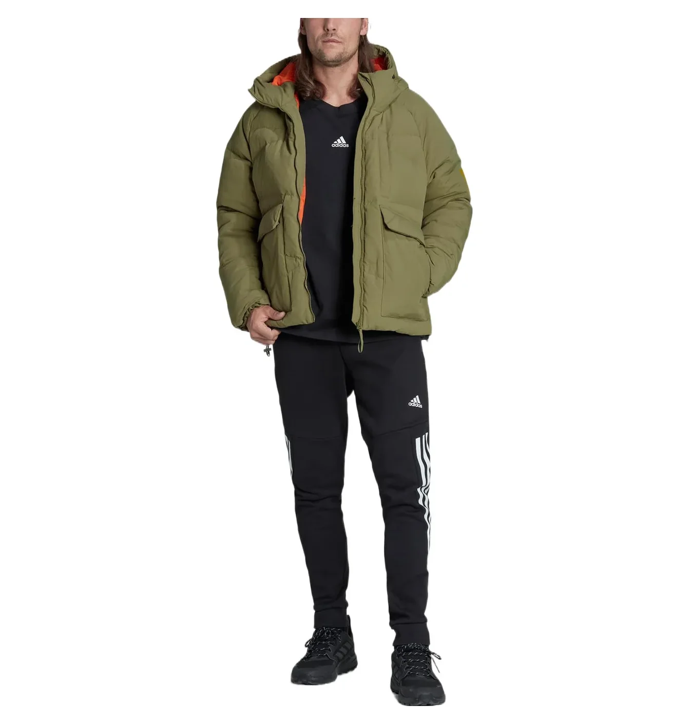 Куртка чоловіча Adidas Big Buffle Down Jacker Green HN9931