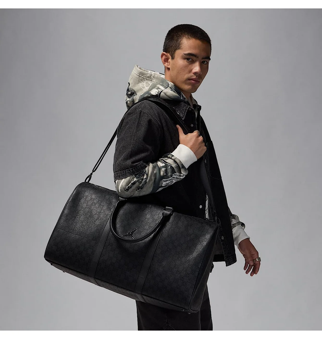 Сумка унісекс Air Jordan Monogram Duffle Bag Black LM0987-023