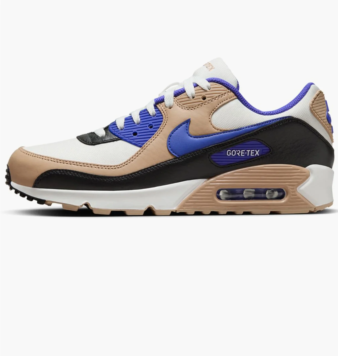 Кросівки чоловічі Nike Air Max 90 Gore-Tex Summit White Lapis Hemp White/Brown FD5810-100