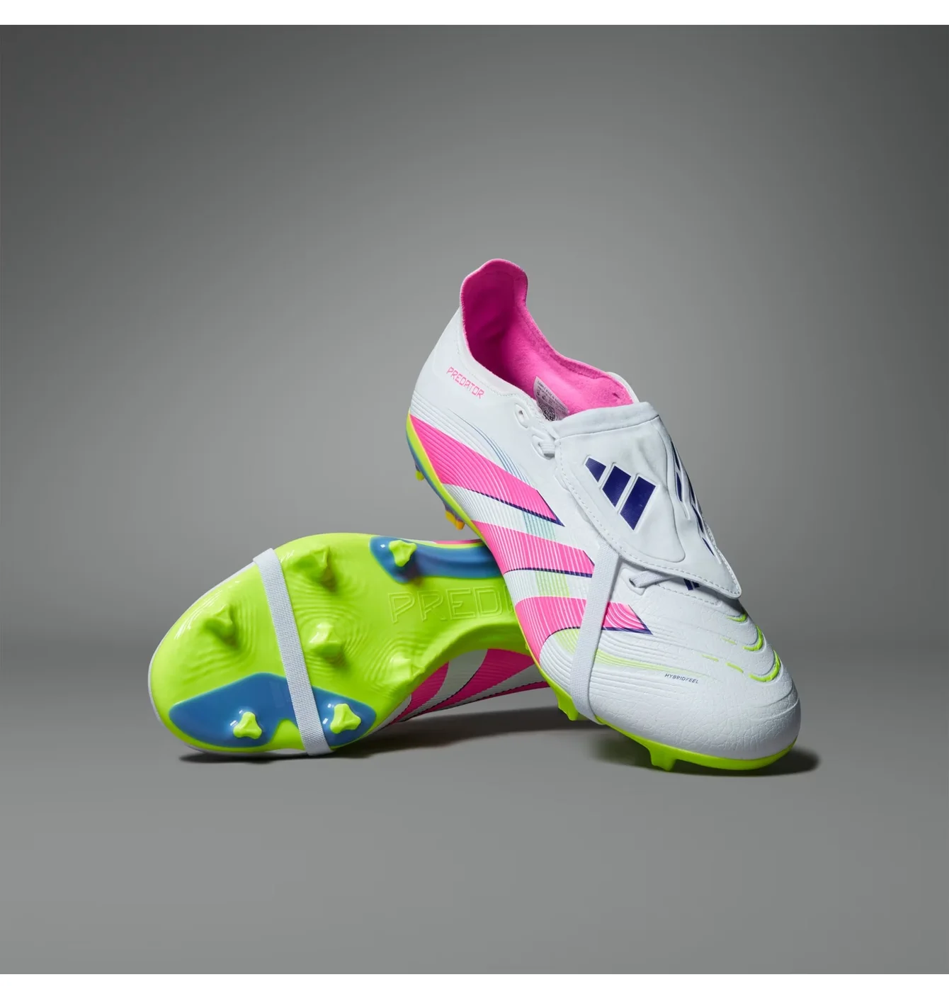 Бутси унісекс Adidas Predator League L Fg White/Pink ID1320