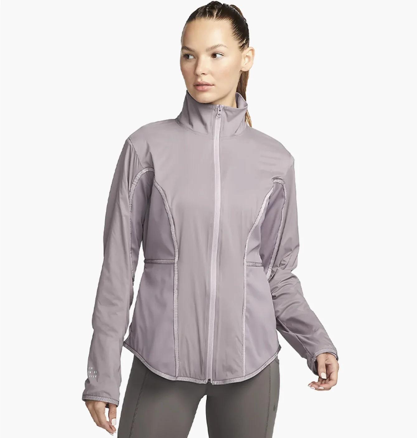 Вітровка жіноча Nike Sf Run Dvn Jkt Grey Dq6561-531
