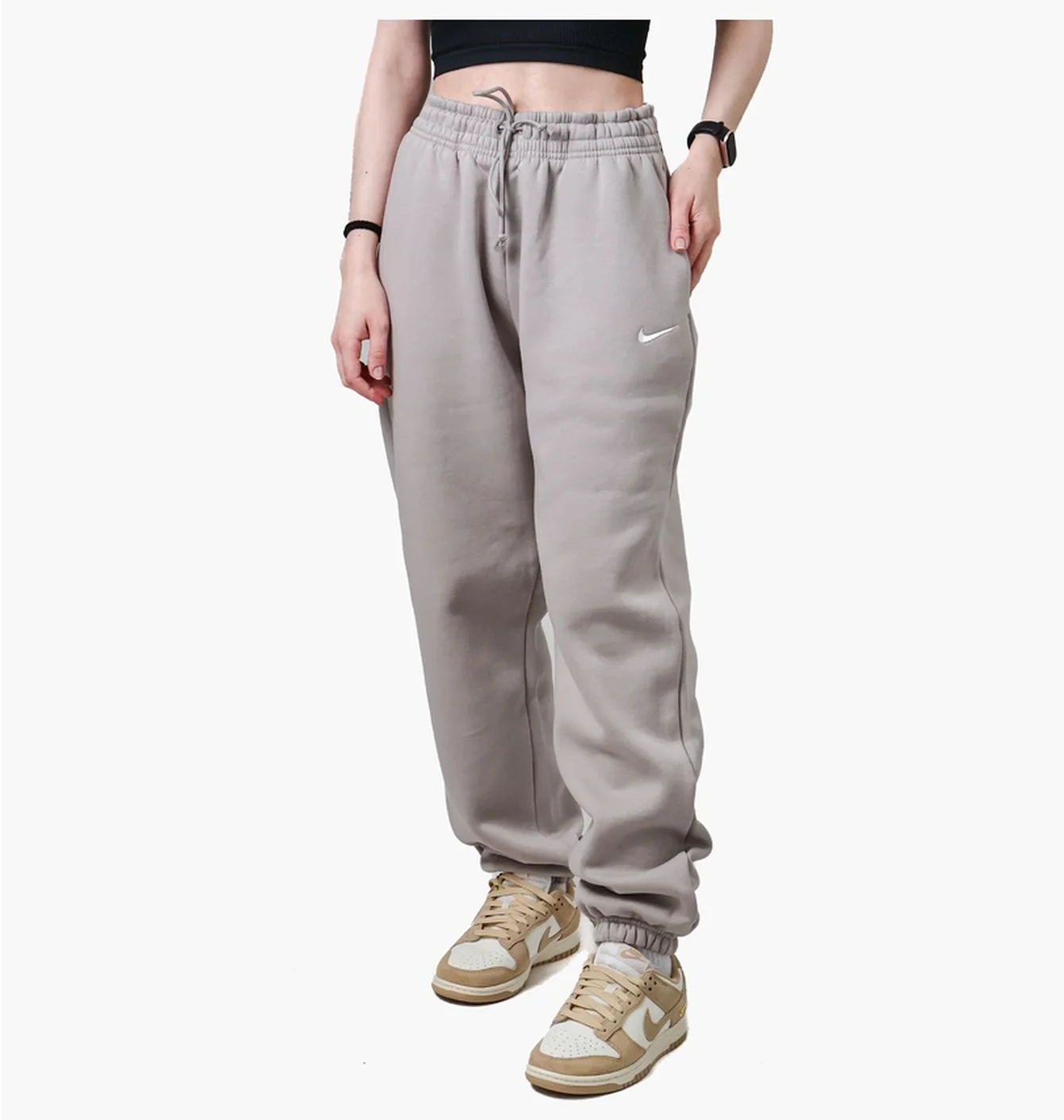 Штани жіночі Nike Sportswear Phoenix Fleece Grey FZ5996-009