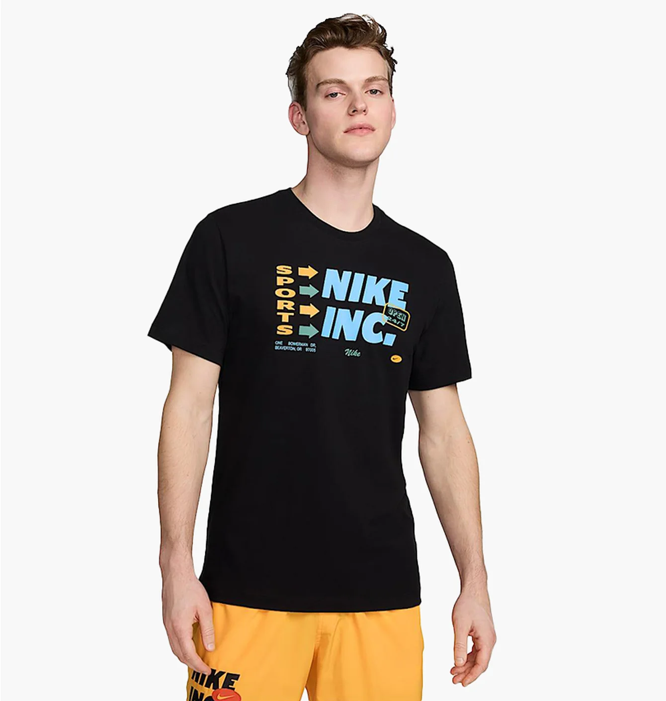 Футболка чоловіча Nike Dri-Fit Fitness T-Shirt Black FV8360-010