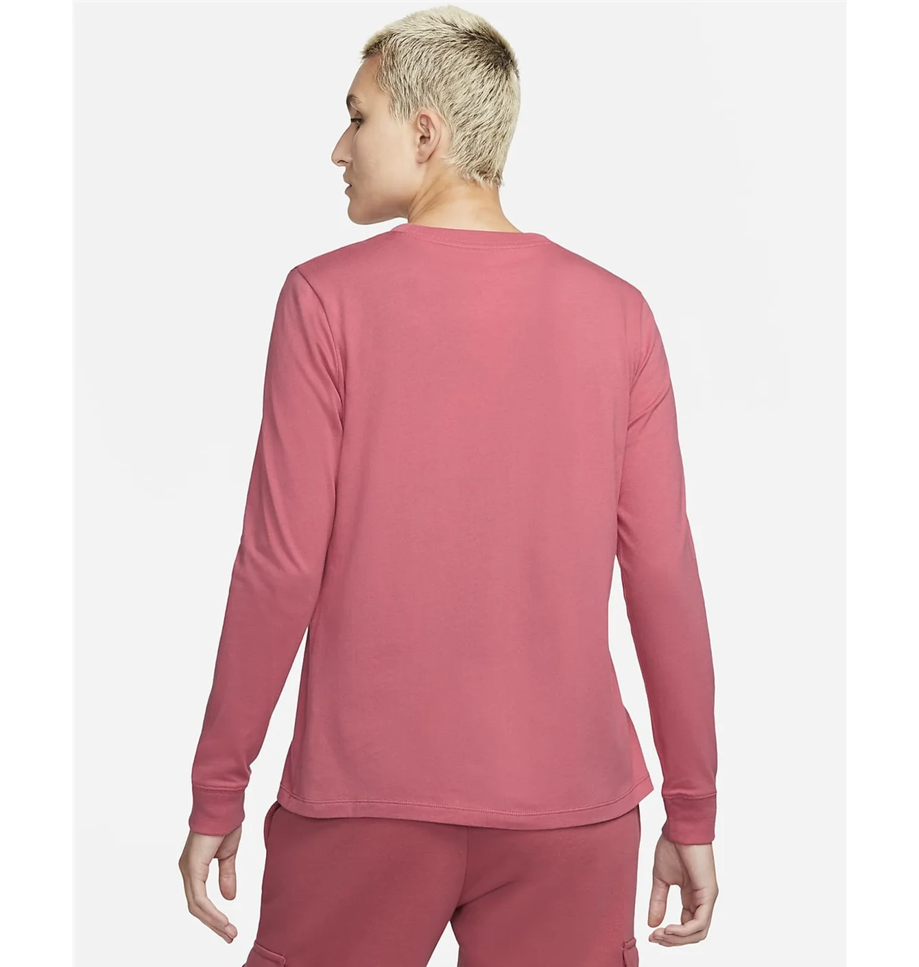 Лонгслів жіночий Nike Womens Long-Sleeve T-Shirt Pink Bv6171-622