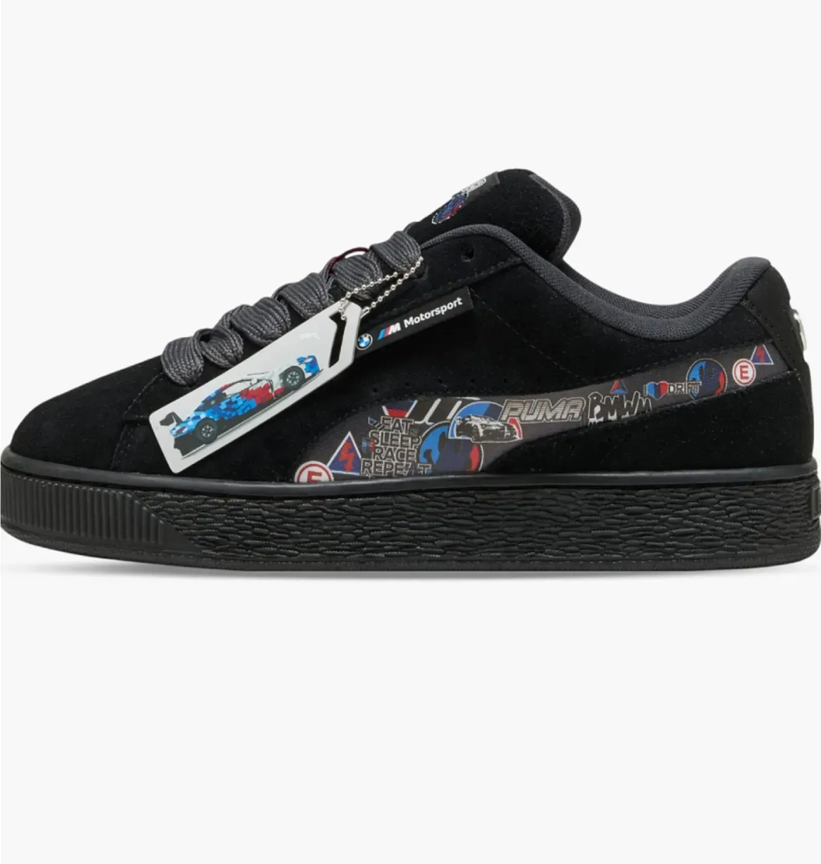 Кросівки унісекс Puma Bmw Mms Suede Xl Sticker Black (309000-01)