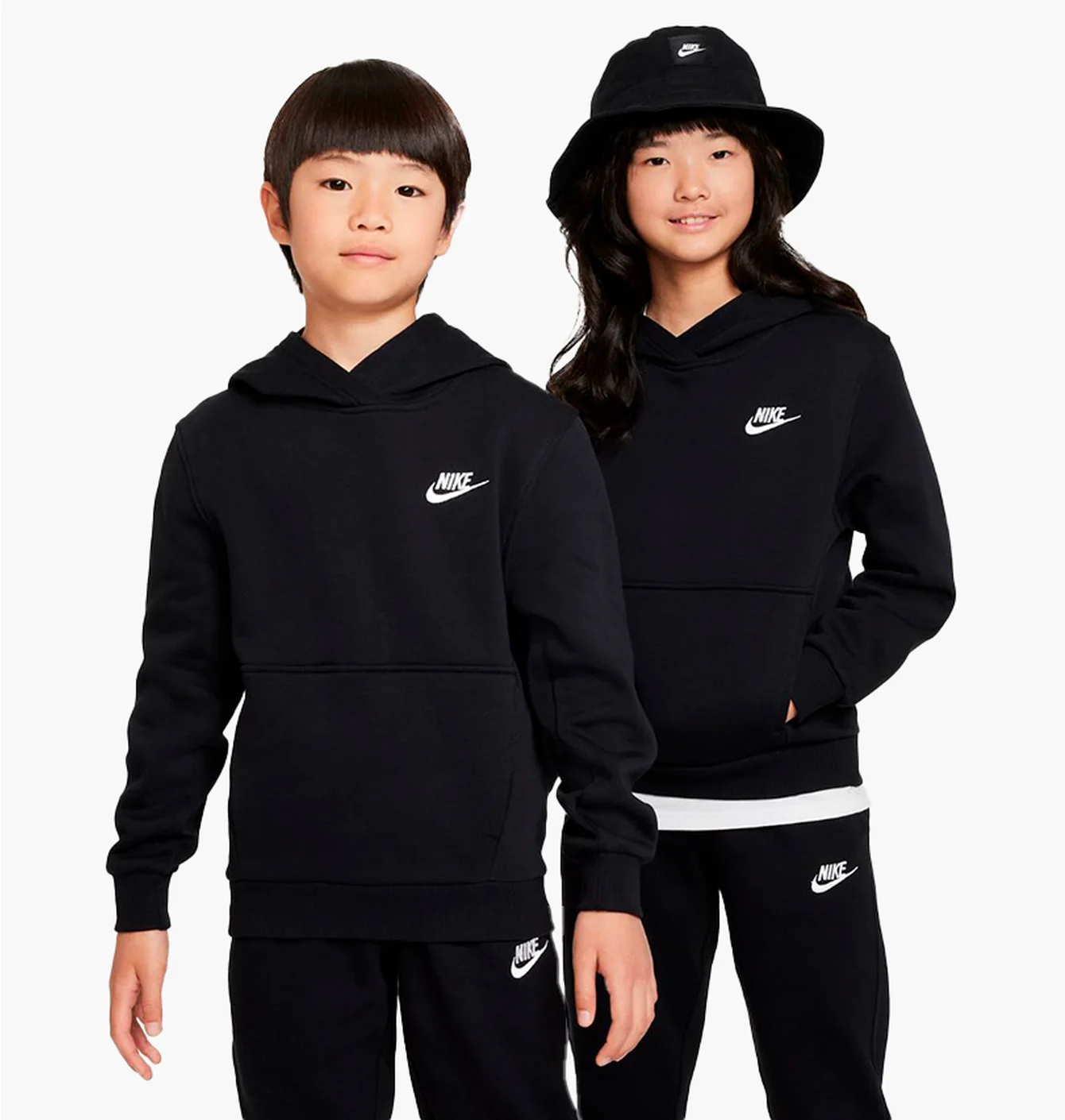 Худі дитяче Nike K Nsw Club Flc Hdy Lbr Black FD3000-010