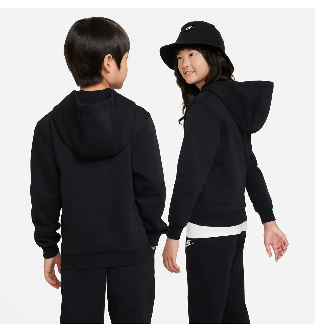 Худі дитяче Nike K Nsw Club Flc Hdy Lbr Black FD3000-010