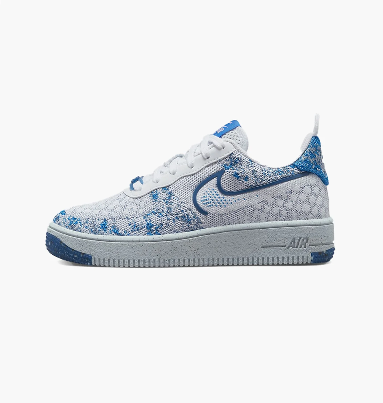 Кросівки дитячі Nike Af1 Crater Flyknit Nn White/Blue Dm1060-100