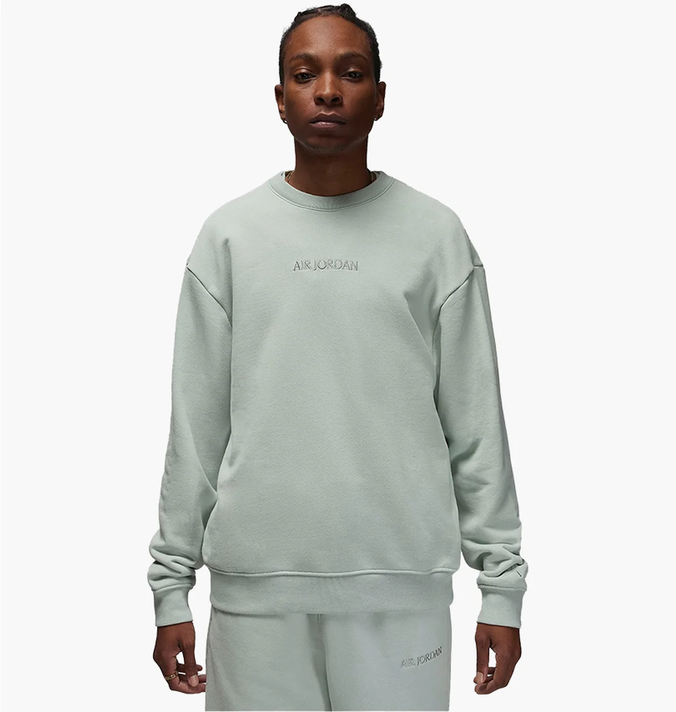 Світшот чоловічий Air Jordan Wordmark Fleece Crewneck Sweatshirt Grey FJ7788-034