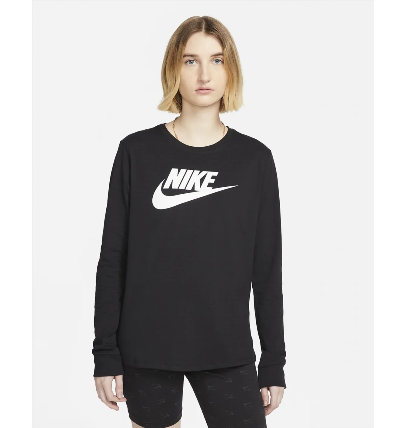 Лонгслів жіночий Nike Sportswear Essentials Black Fj0441-010