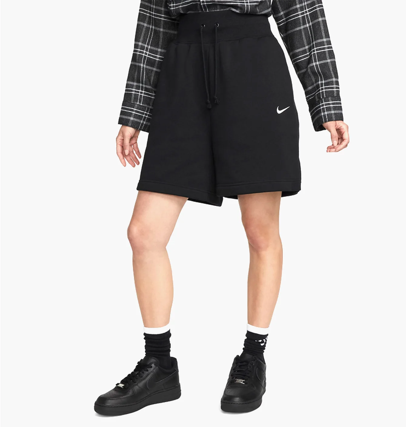 Шорти жіночі Nike Sportswear Phoenix Fleece Black Dq5717-010