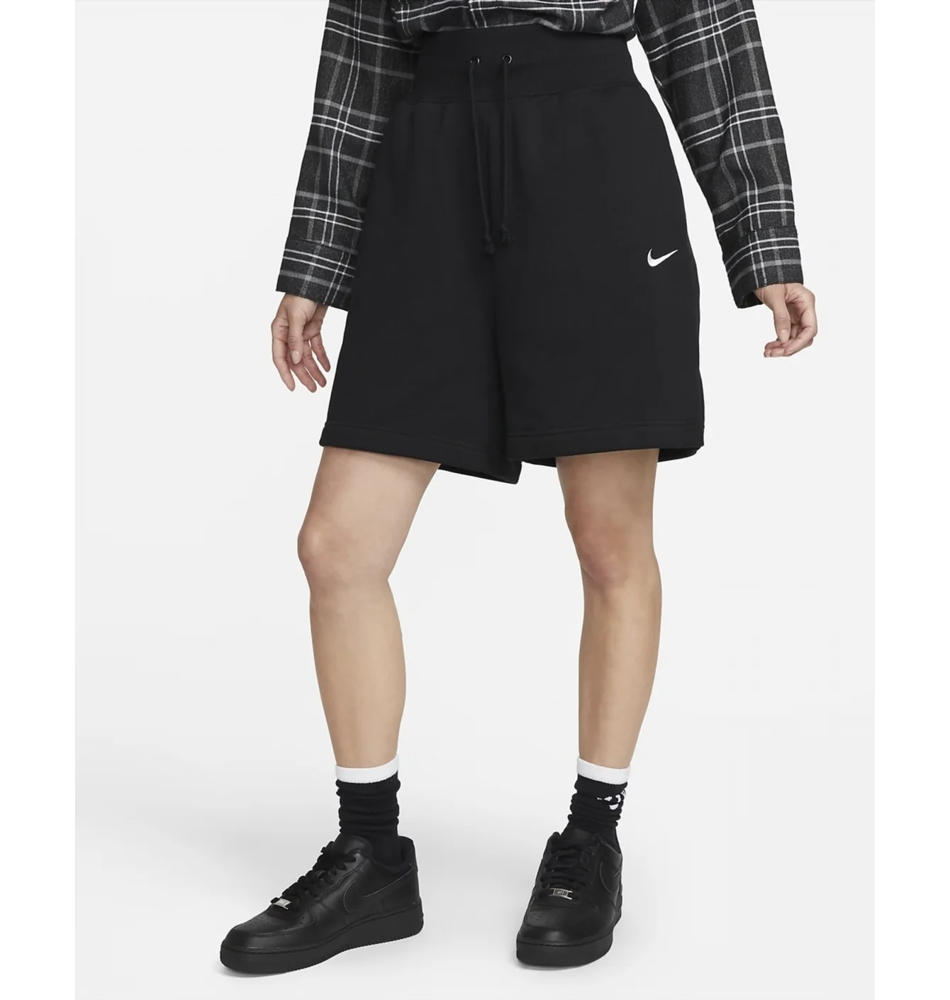 Шорти жіночі Nike Sportswear Phoenix Fleece Black Dq5717-010