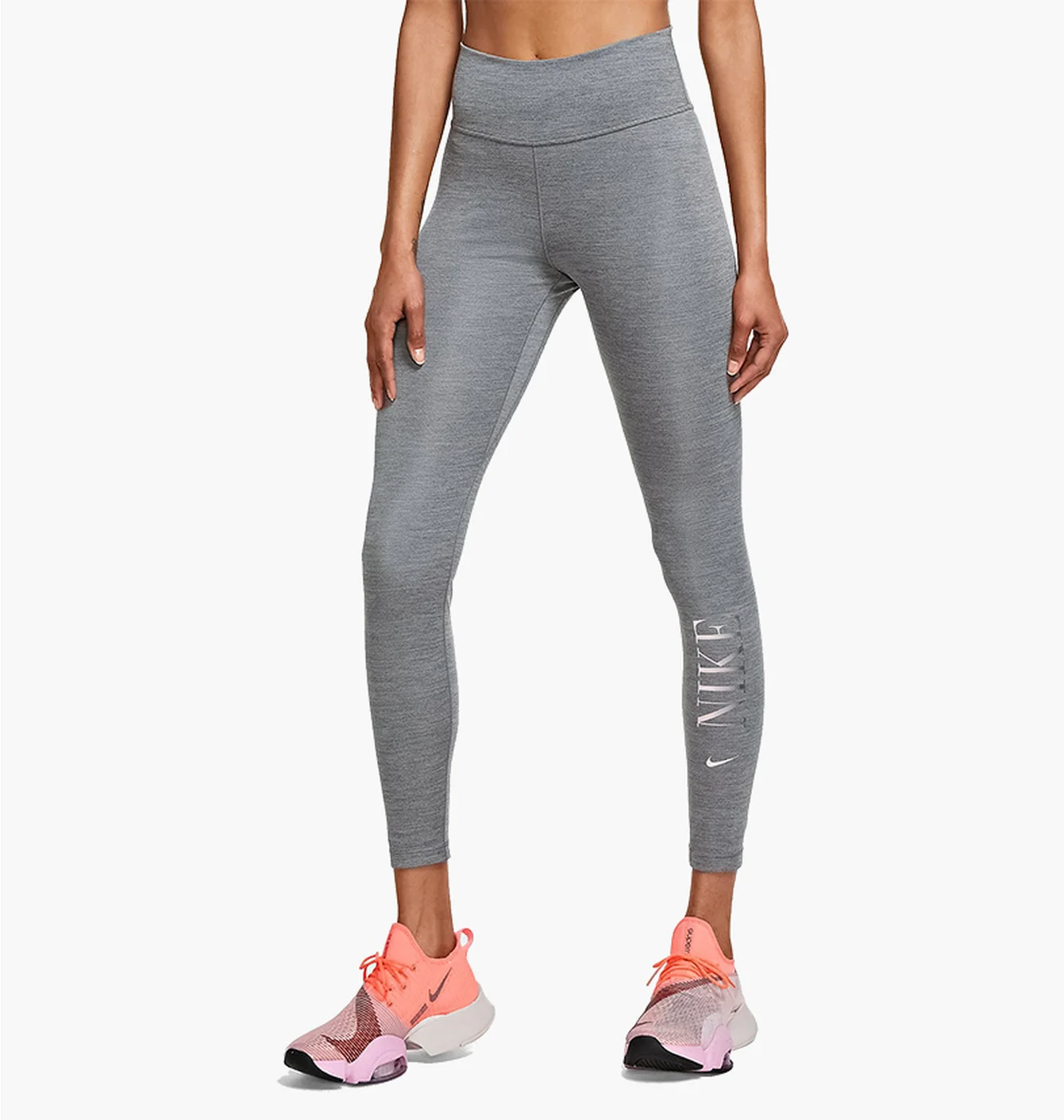 Лосини жіночі Nike W One Df Gfx Pk Mr 7/8 Tgt Grey DD4555-068