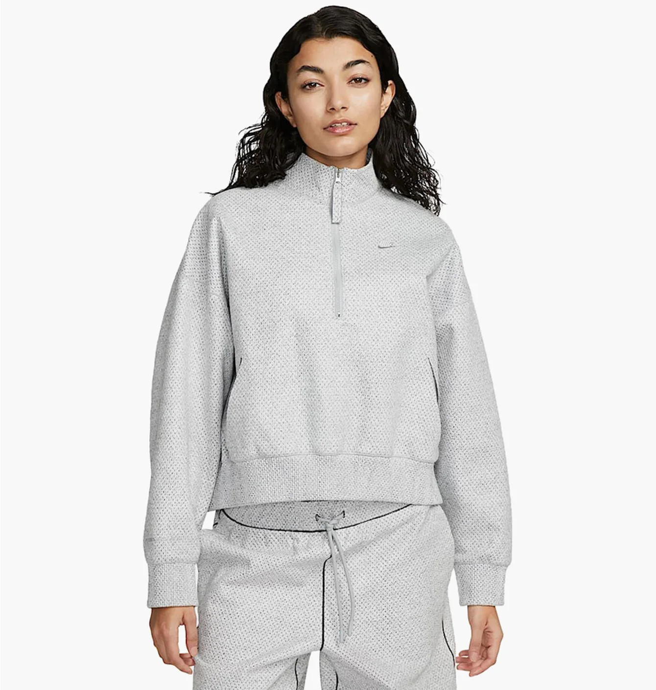 Кофта жіноча Nike Nsw Tp Tfadv Qz Nkfwd Grey DQ6999-084