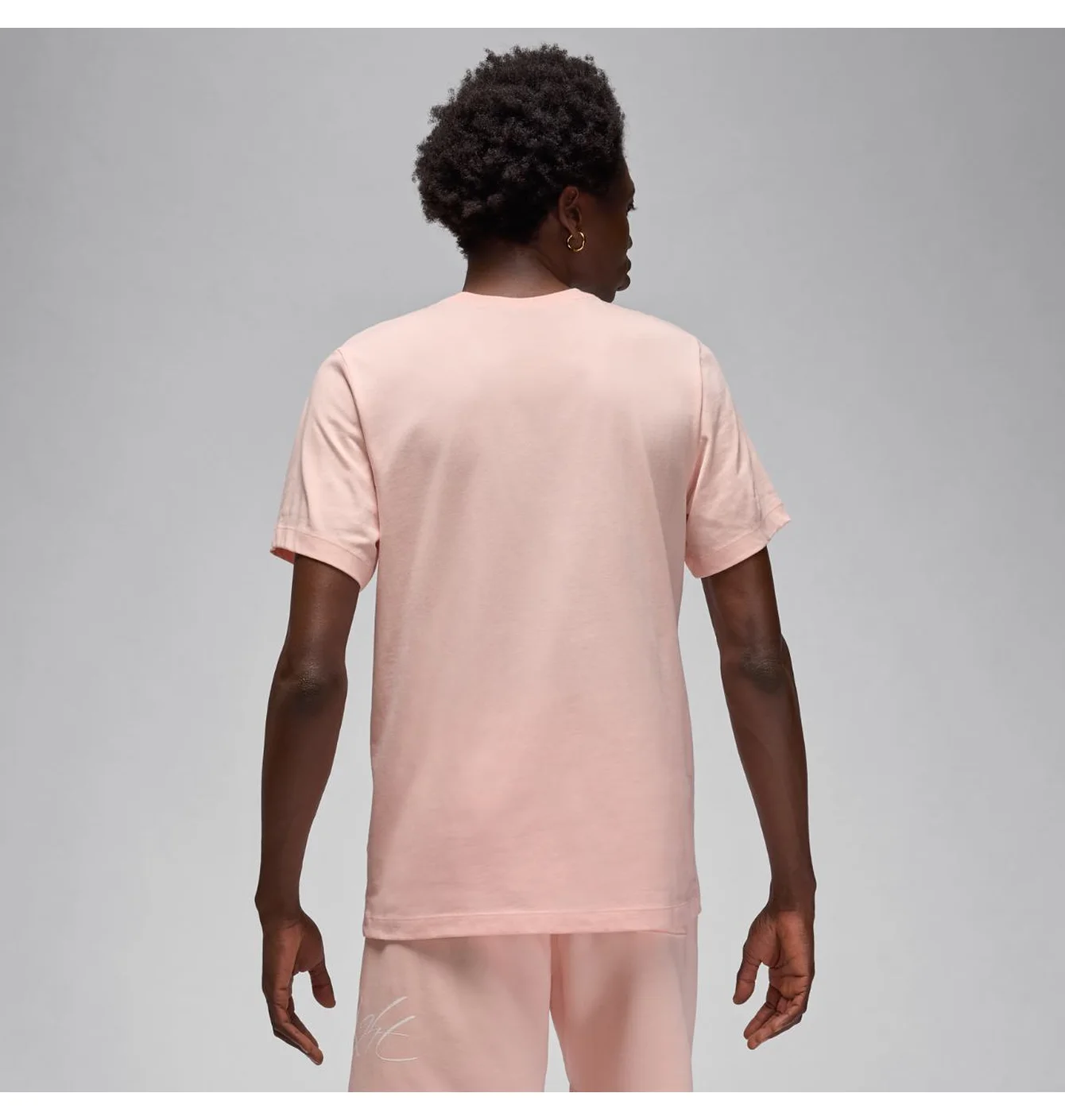 Футболка чоловіча Nike M J Brand Logo Stack Ss Crw Peach FN6027-622