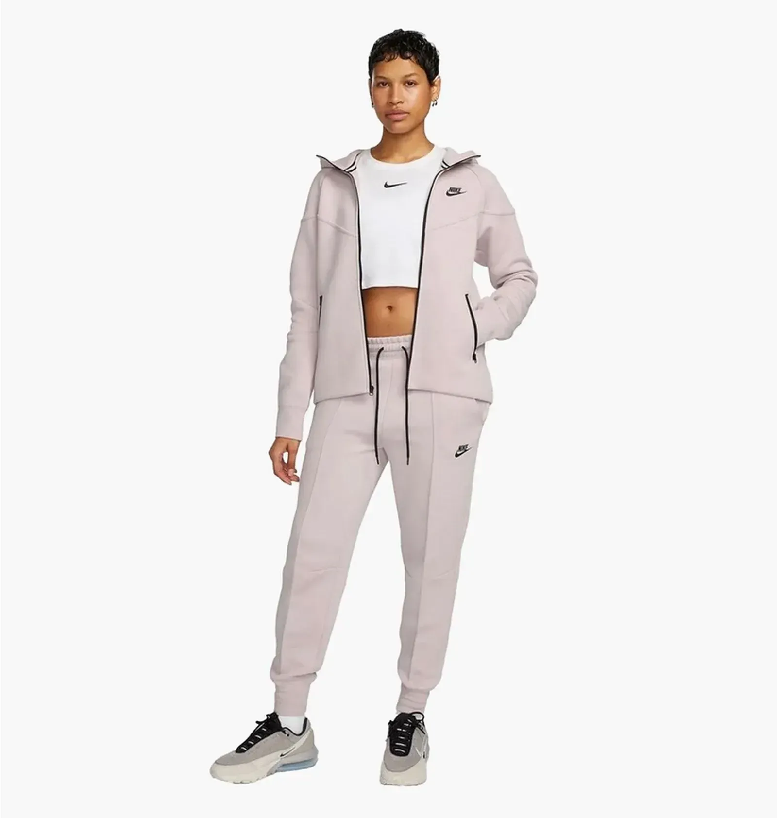 Спортивний костюм жіночий Nike Tech Fleece Windrunner Pink (FB8338-019__FB8330-019)