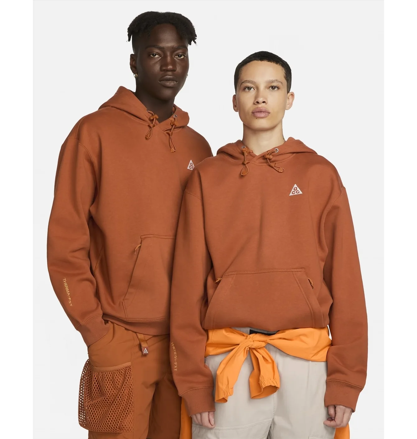 Худі чоловіче Nike Acg Therma-Fit Fleece Pullover Hoodie Brown DZ3392-246