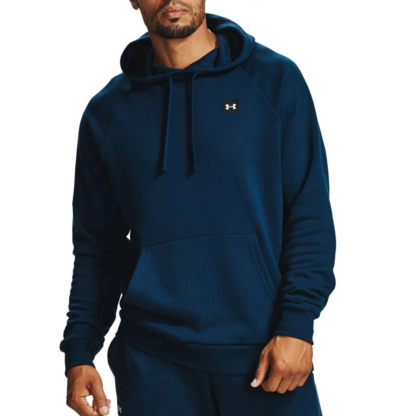 Худі чоловіче Under Armour Hooded Sweatshirt Rival Fleece Hoodie Blue 1357092-408