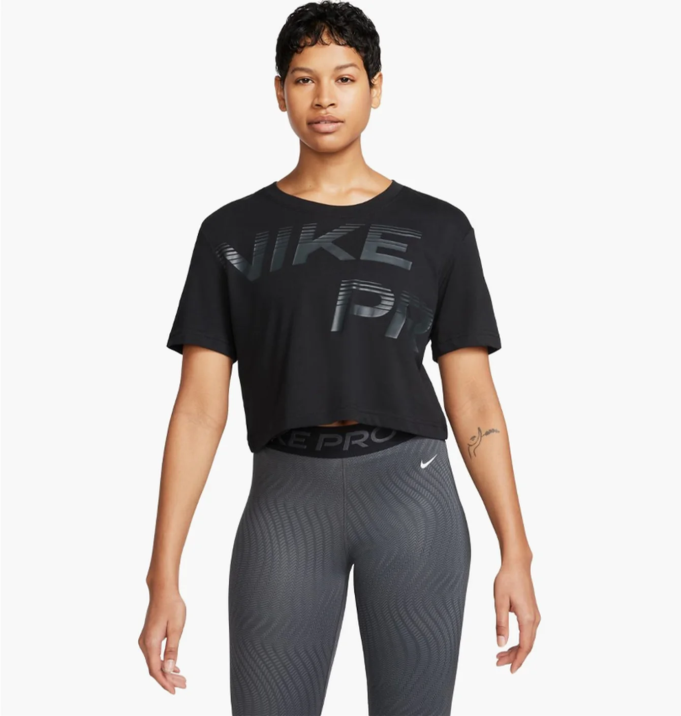 Футболка жіноча Nike Wpro Grx Ss Black FQ4985-010
